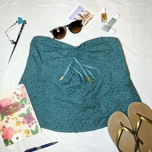 *ANTHROPOLOGIE* Teal convertible tank top
